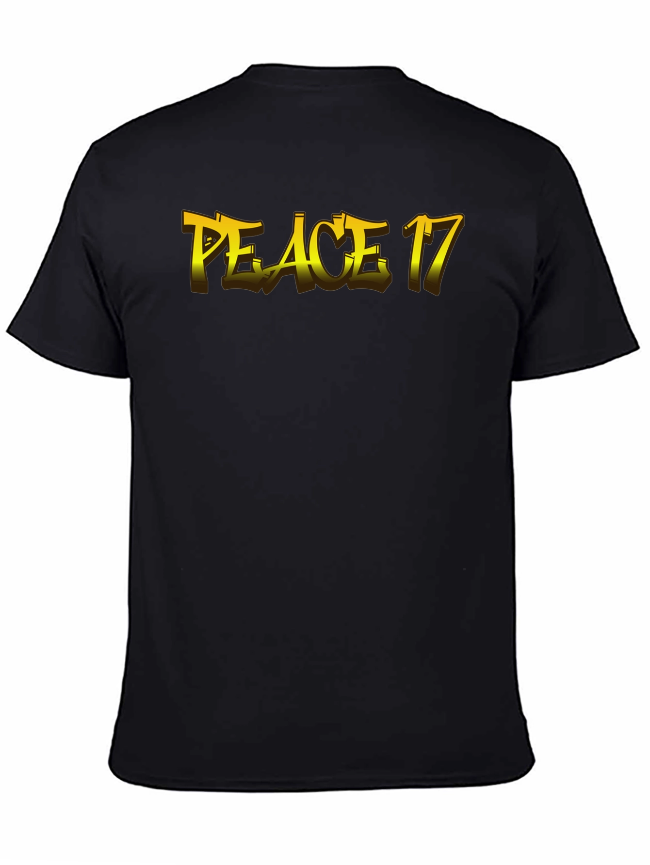 Peace 17 Black Graphic Tee