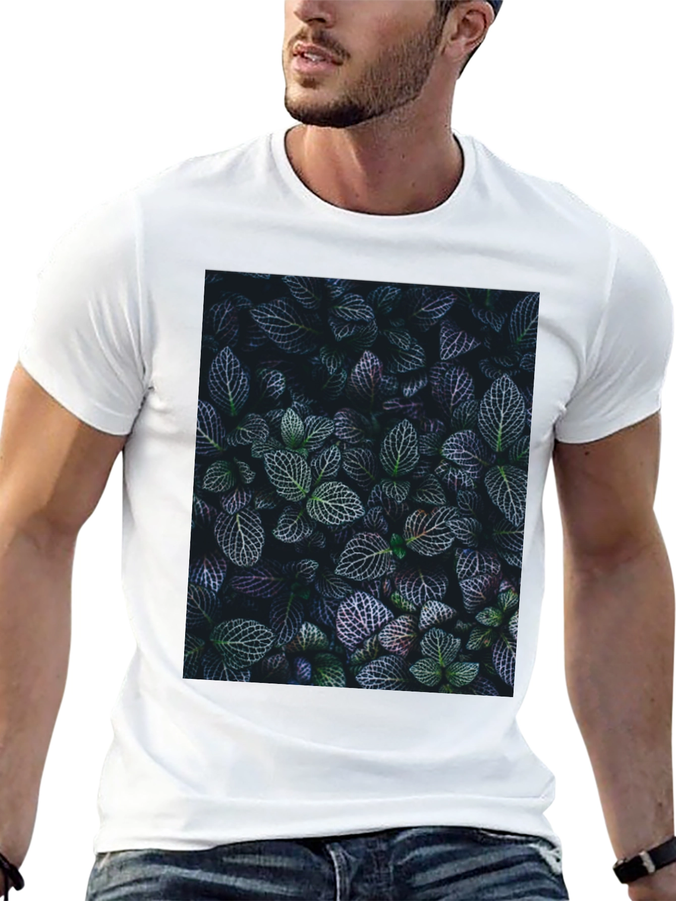 Botanical Print Tee - Nature Inspired Style