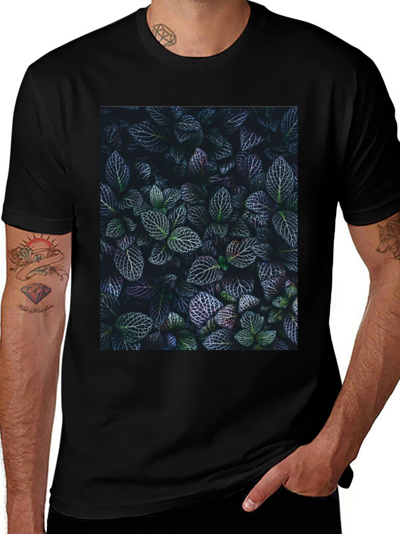 Botanical Print Tee - Nature Inspired Style