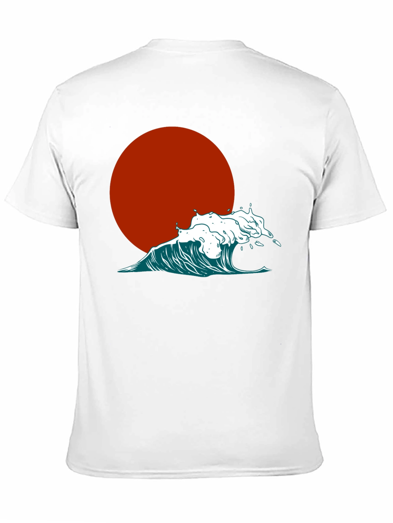 Japanese Wave Black T-Shirt
