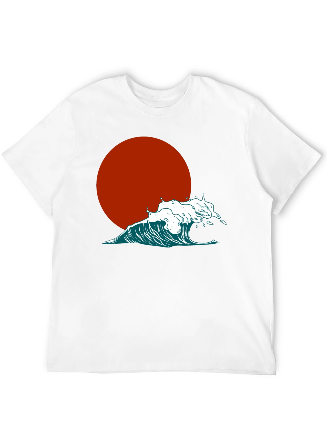 Japanese Wave Black T-Shirt