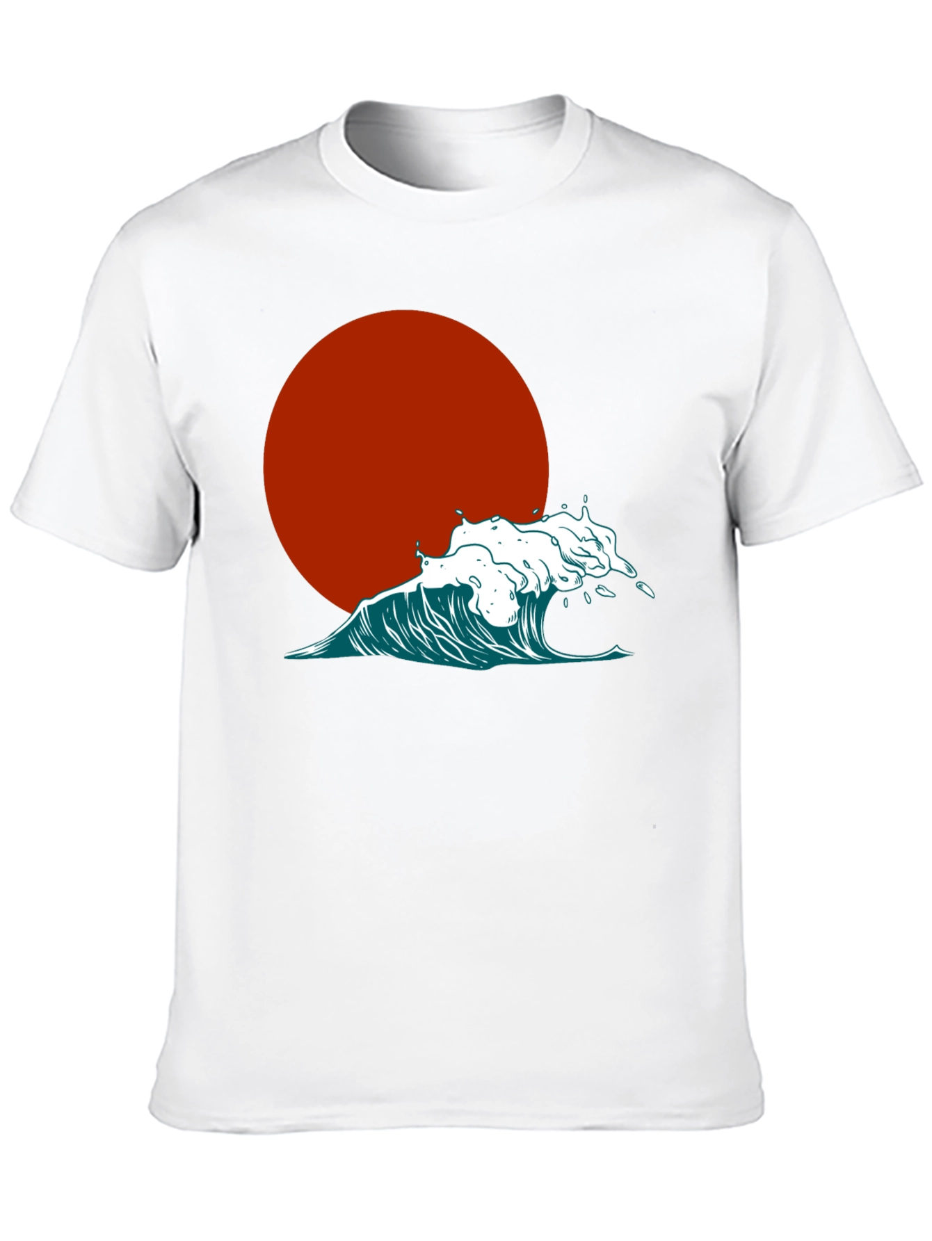 Japanese Wave Black T-Shirt