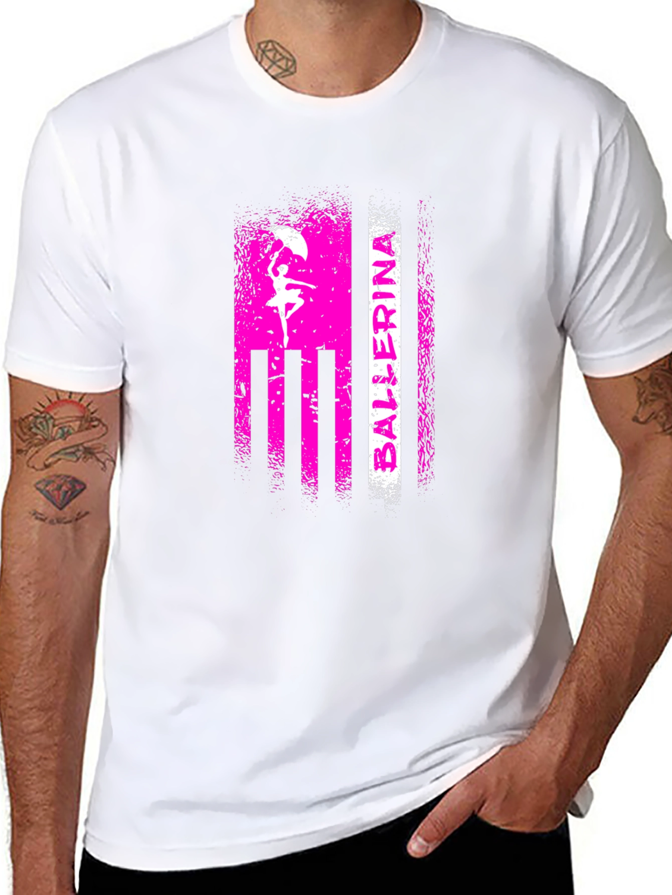 Ballerina Dancer T-Shirt Black