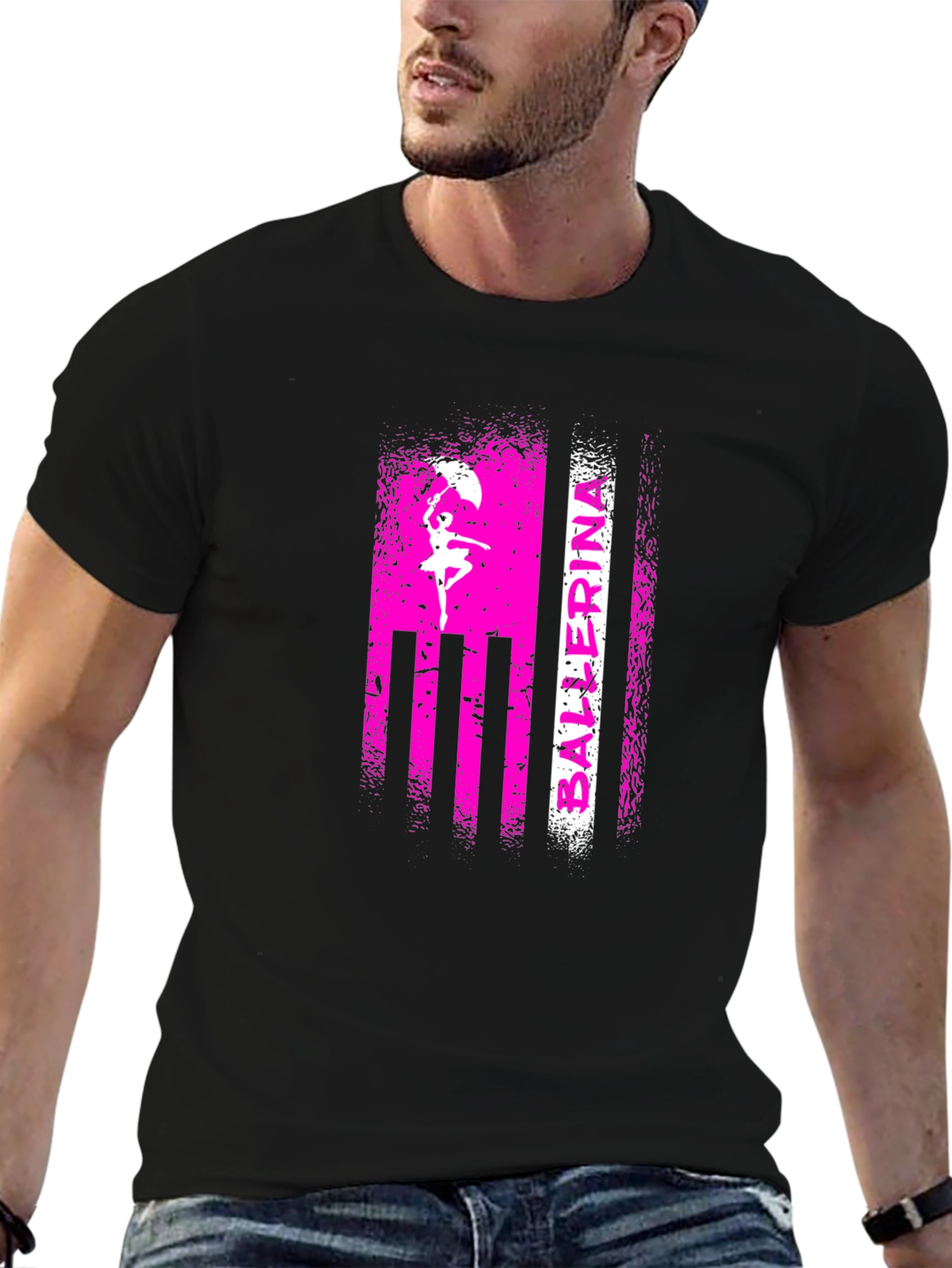 Ballerina Dancer T-Shirt Black