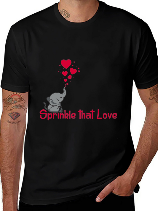Sprinkle That Love Elephant Tee
