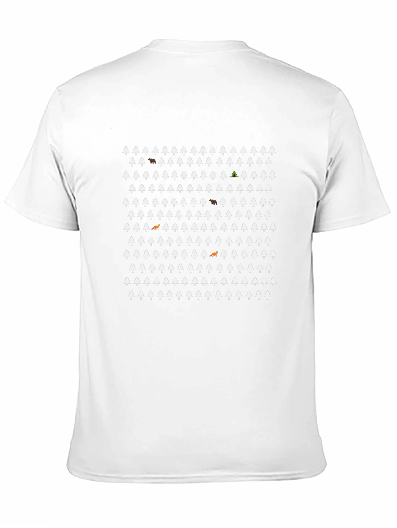 Forest Pattern Tee: Find the Animals!