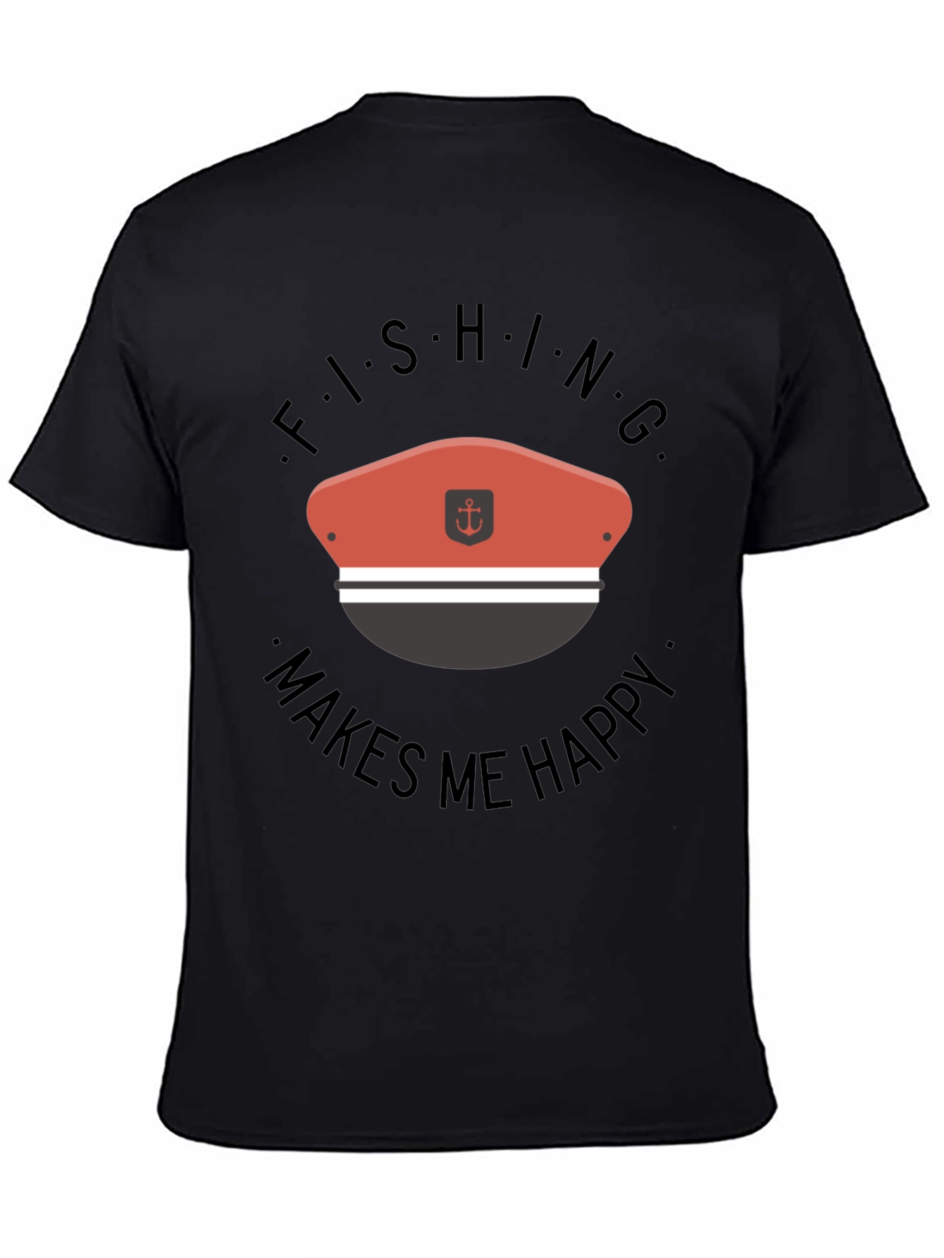 Fishing Makes Me Happy T-Shirt