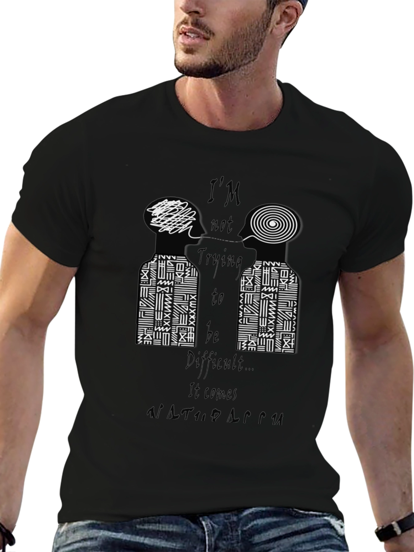 Im Not Trying to Be Difficult Graphic Tee