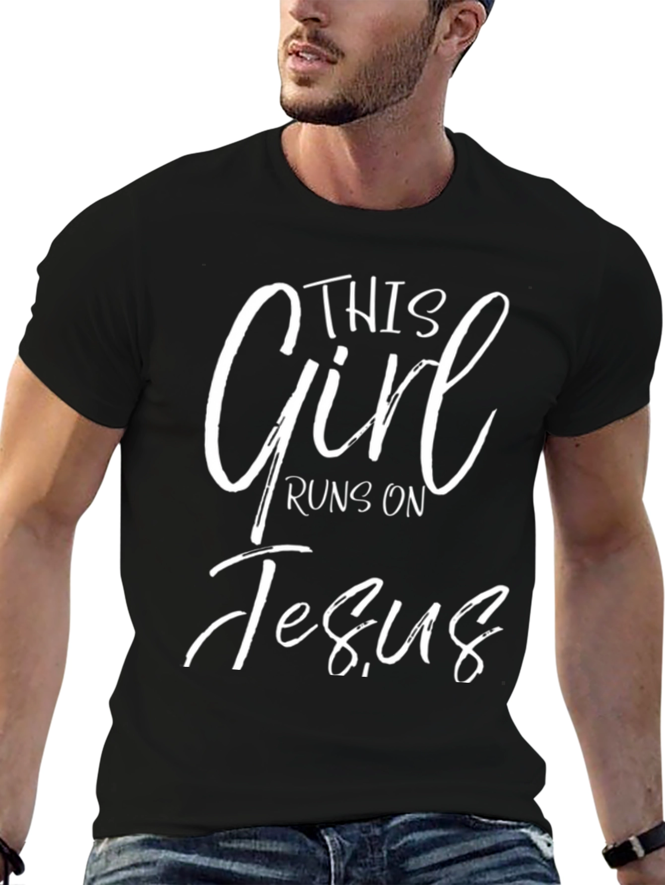 This Girl Runs on Jesus T-Shirt