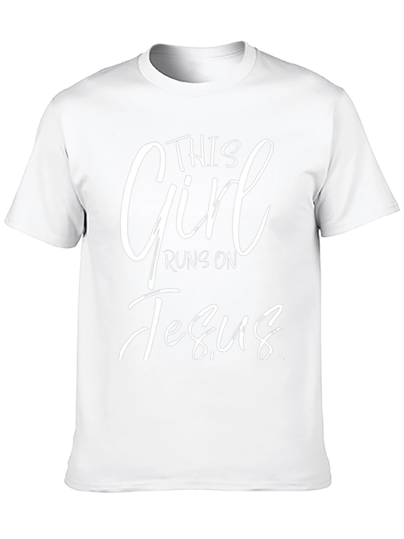 This Girl Runs on Jesus T-Shirt