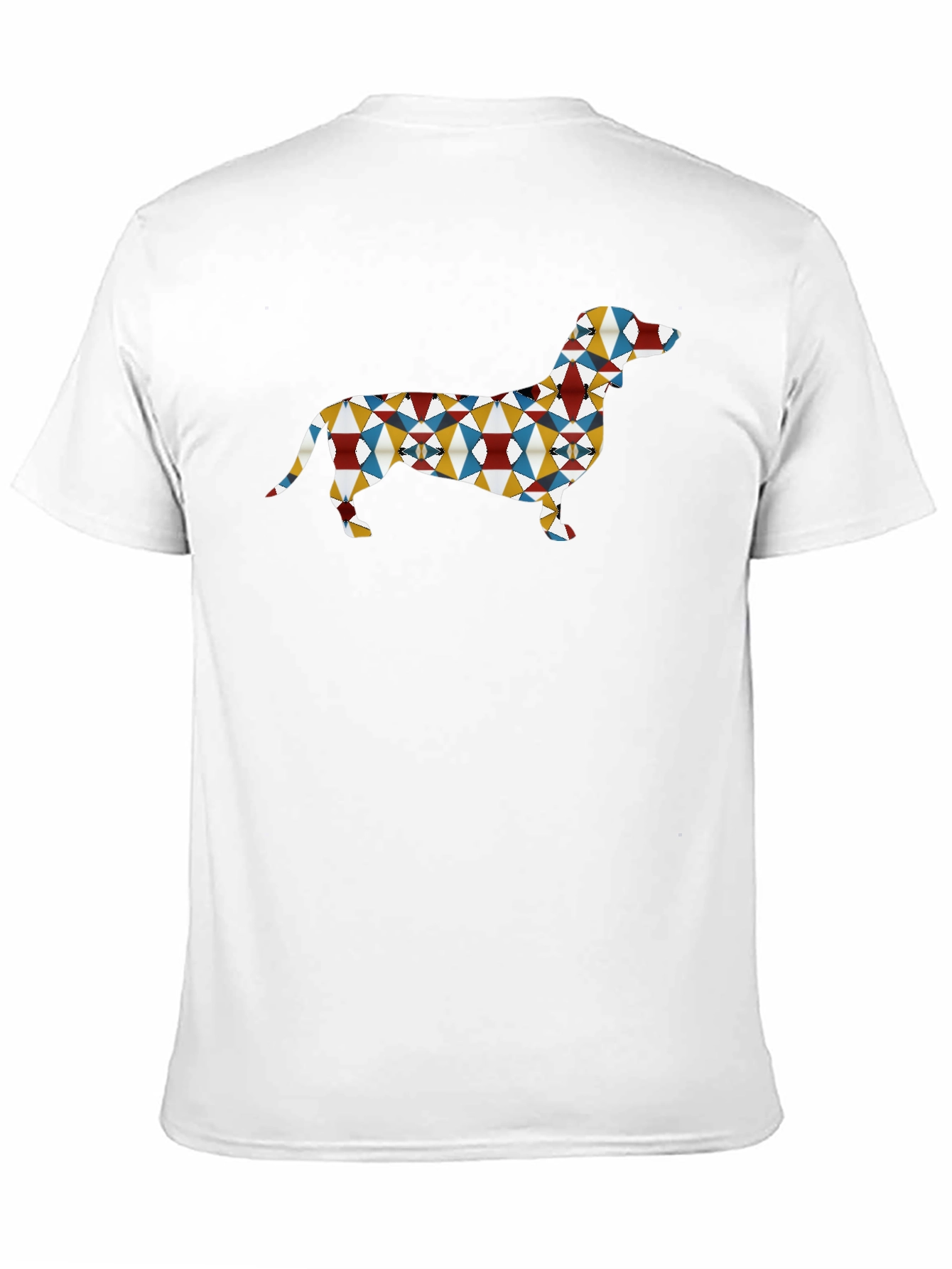 Geometric Dachshund Dog T-Shirt