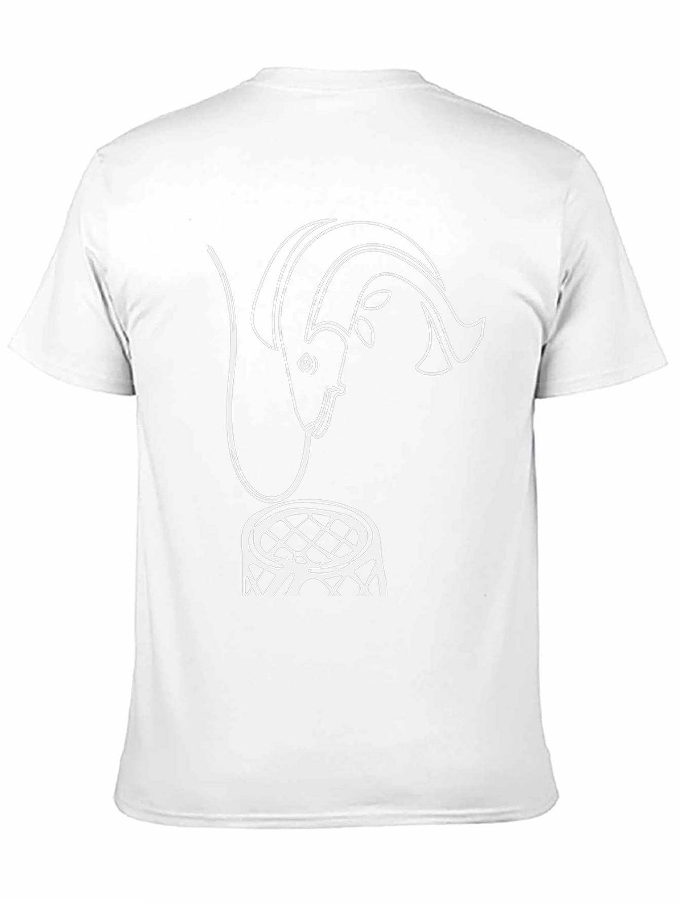 Fish & Net Graphic T-Shirt