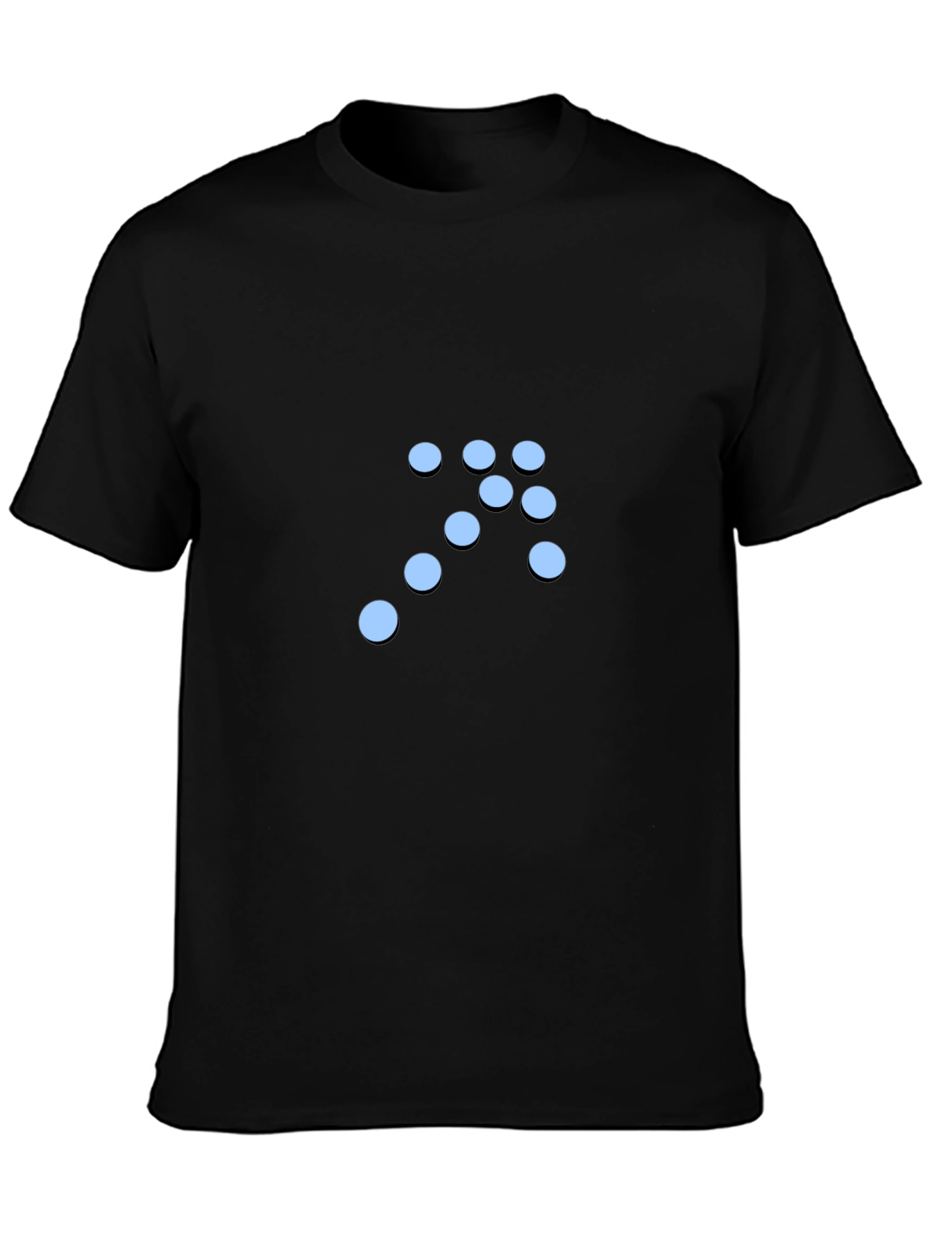 Mens Black Arrow Graphic T-Shirt