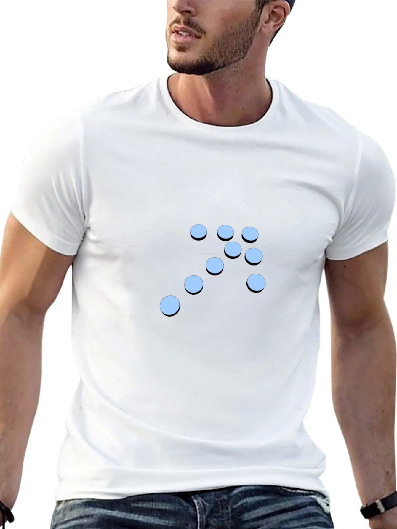 Mens Black Arrow Graphic T-Shirt