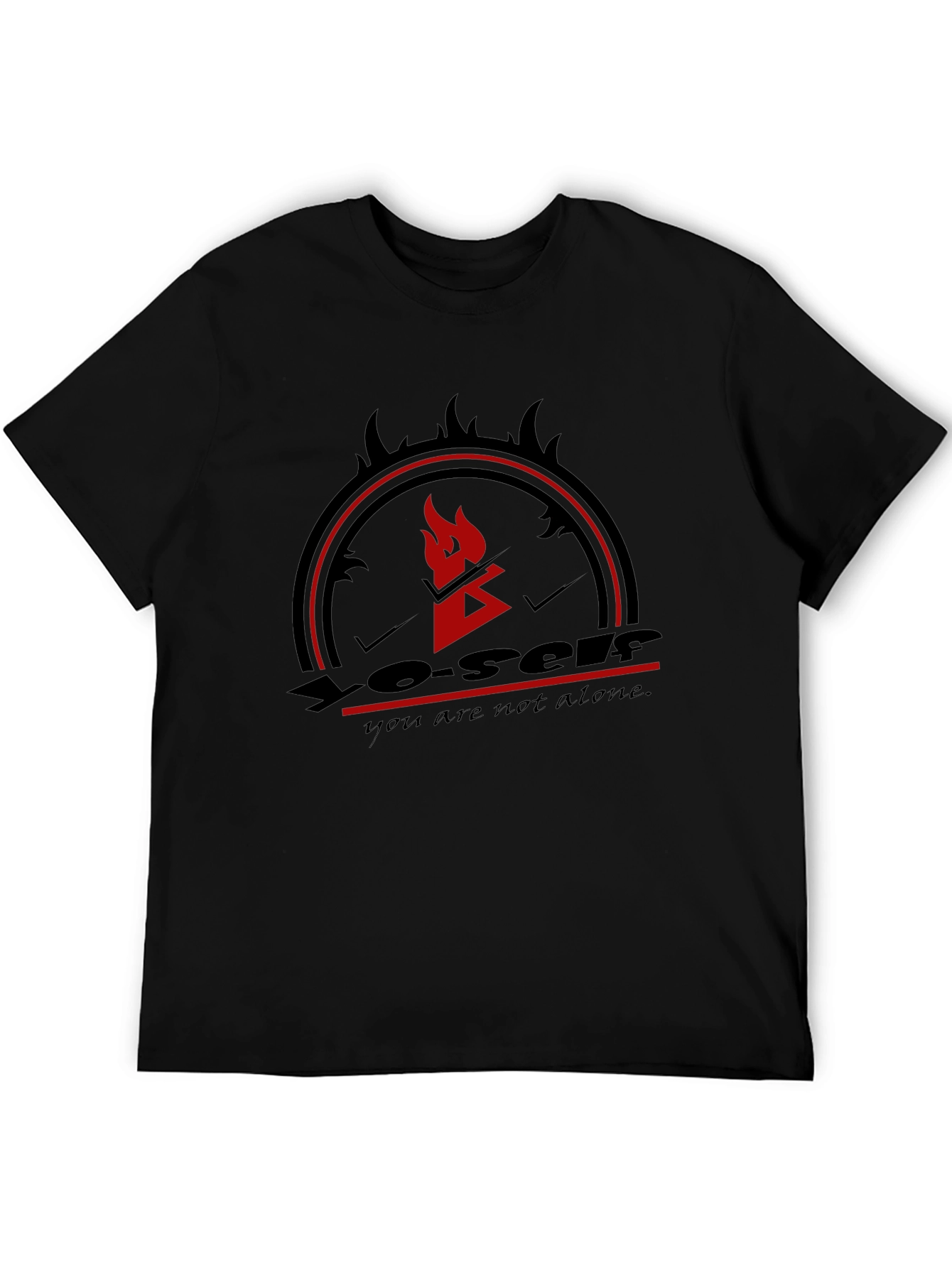 Yo-self Graphic Tee - Black Comfort Fit