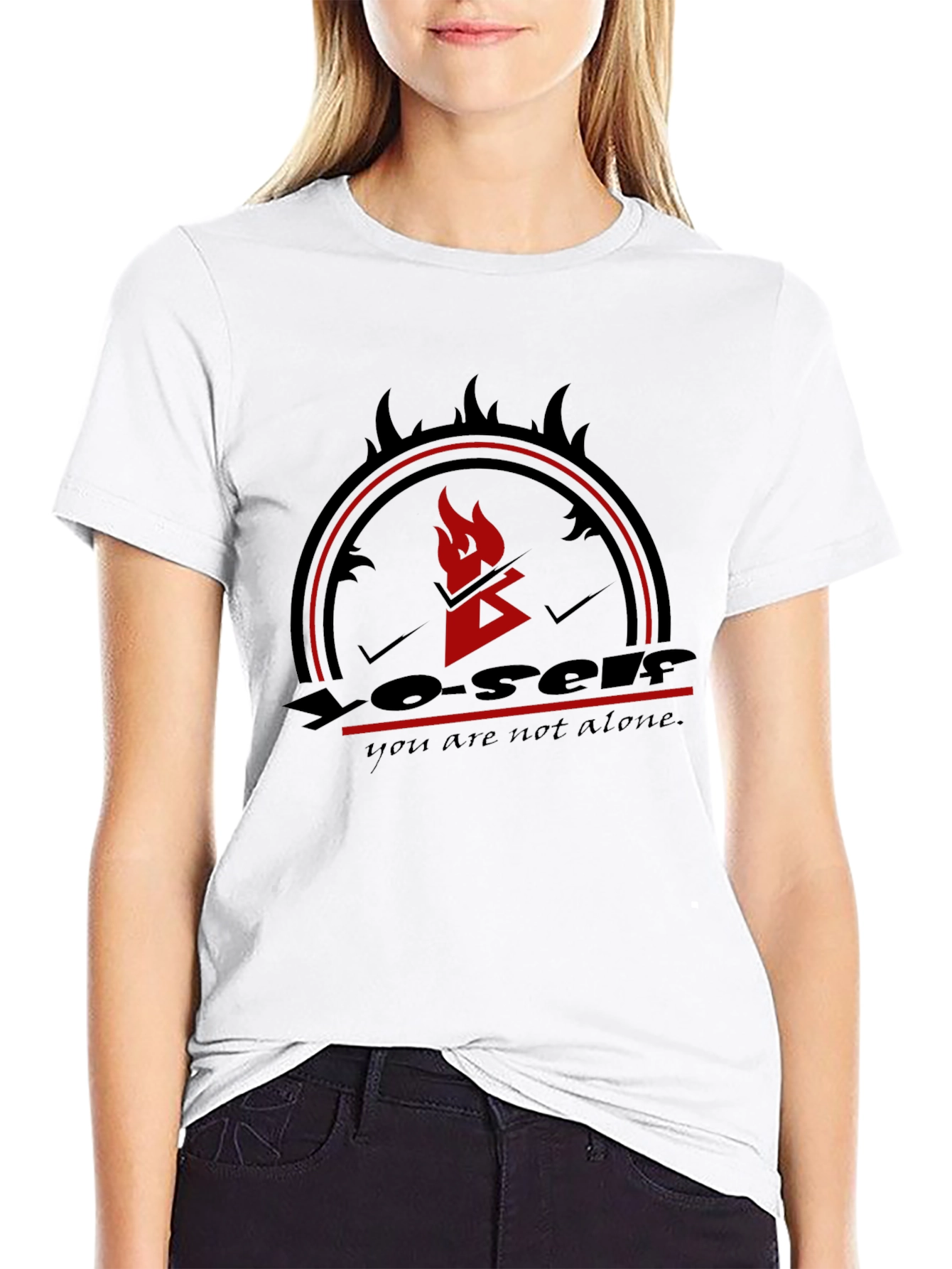 Yo-self Graphic Tee - Black Comfort Fit