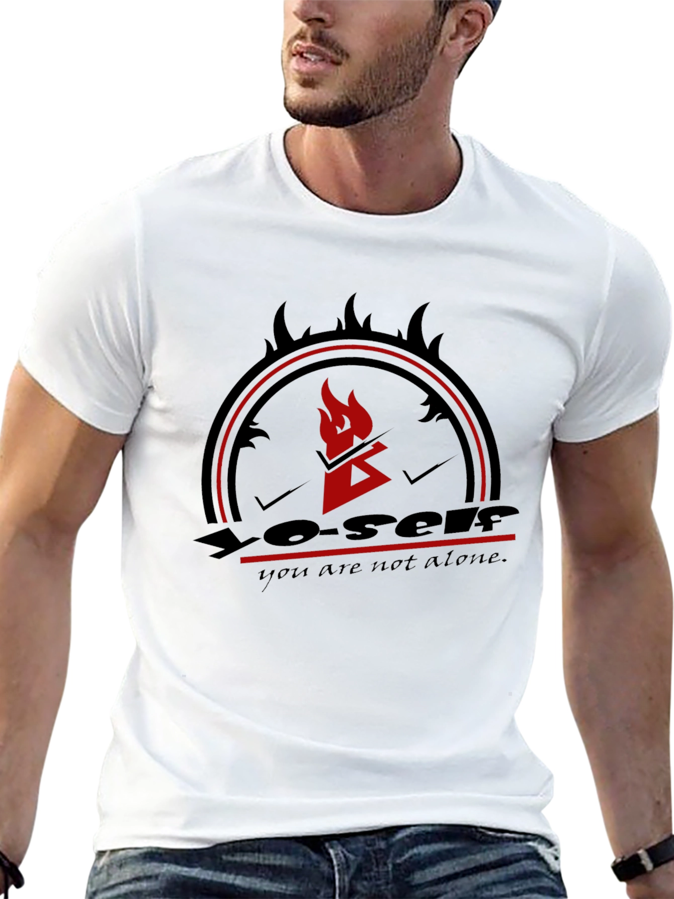 Yo-self Graphic Tee - Black Comfort Fit