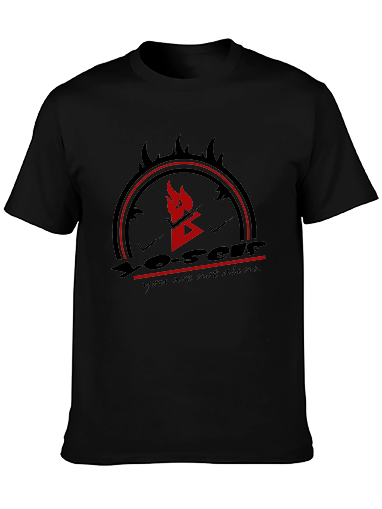 Yo-self Graphic Tee - Black Comfort Fit