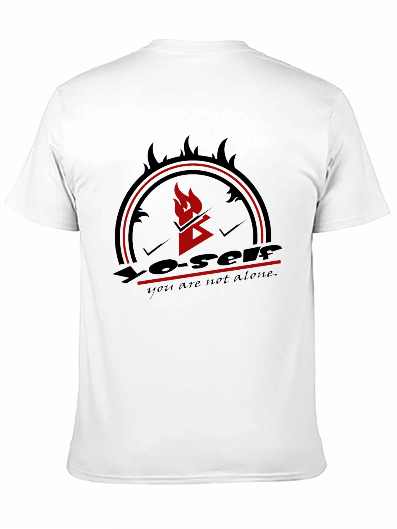 Yo-self Graphic Tee - Black Comfort Fit