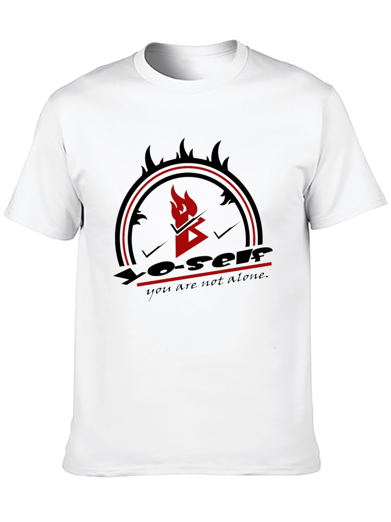 Yo-self Graphic Tee - Black Comfort Fit
