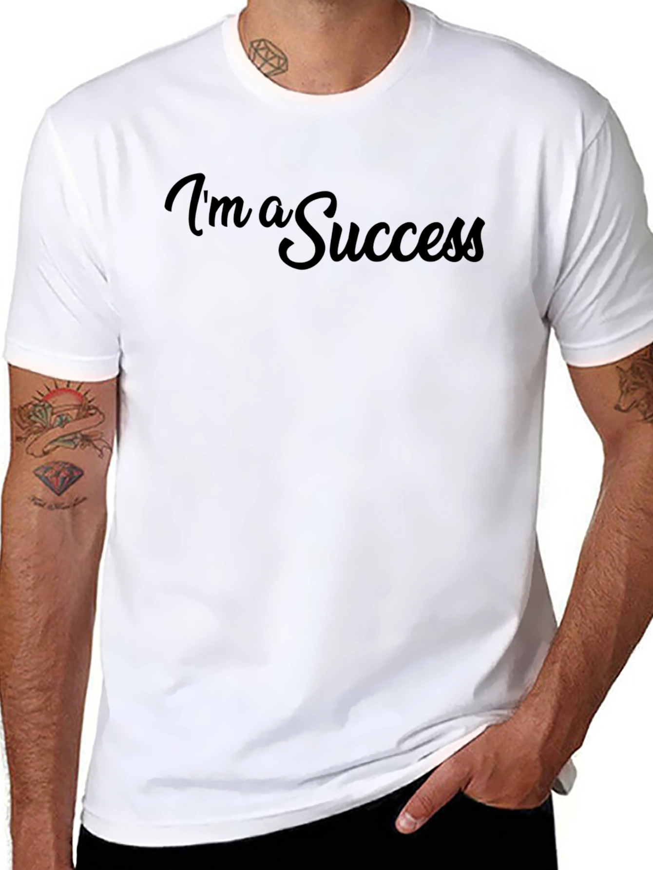 Im a Success Black T-Shirt - Motivational Tee
