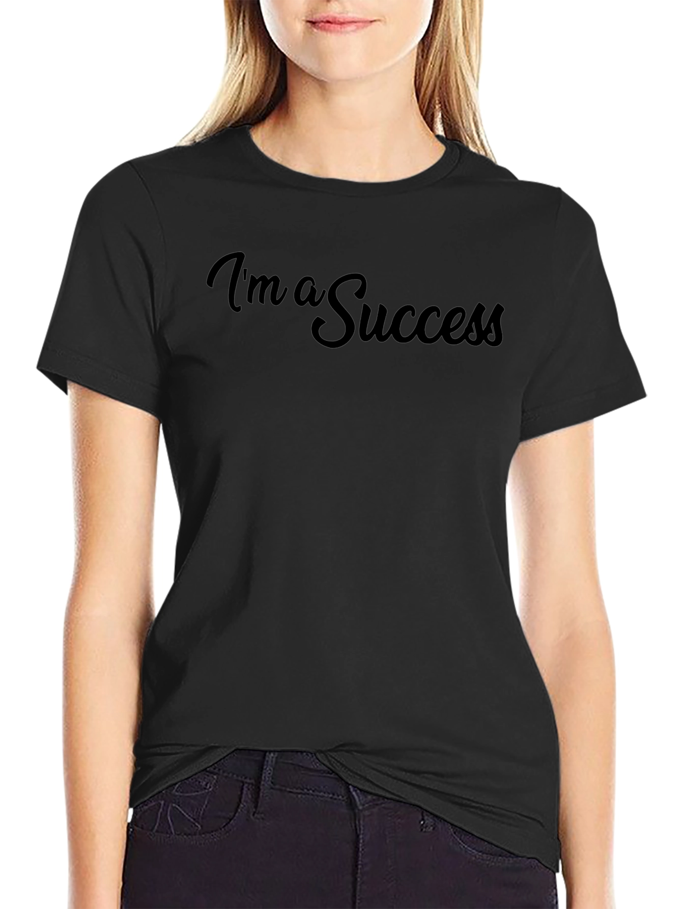 Im a Success Black T-Shirt - Motivational Tee
