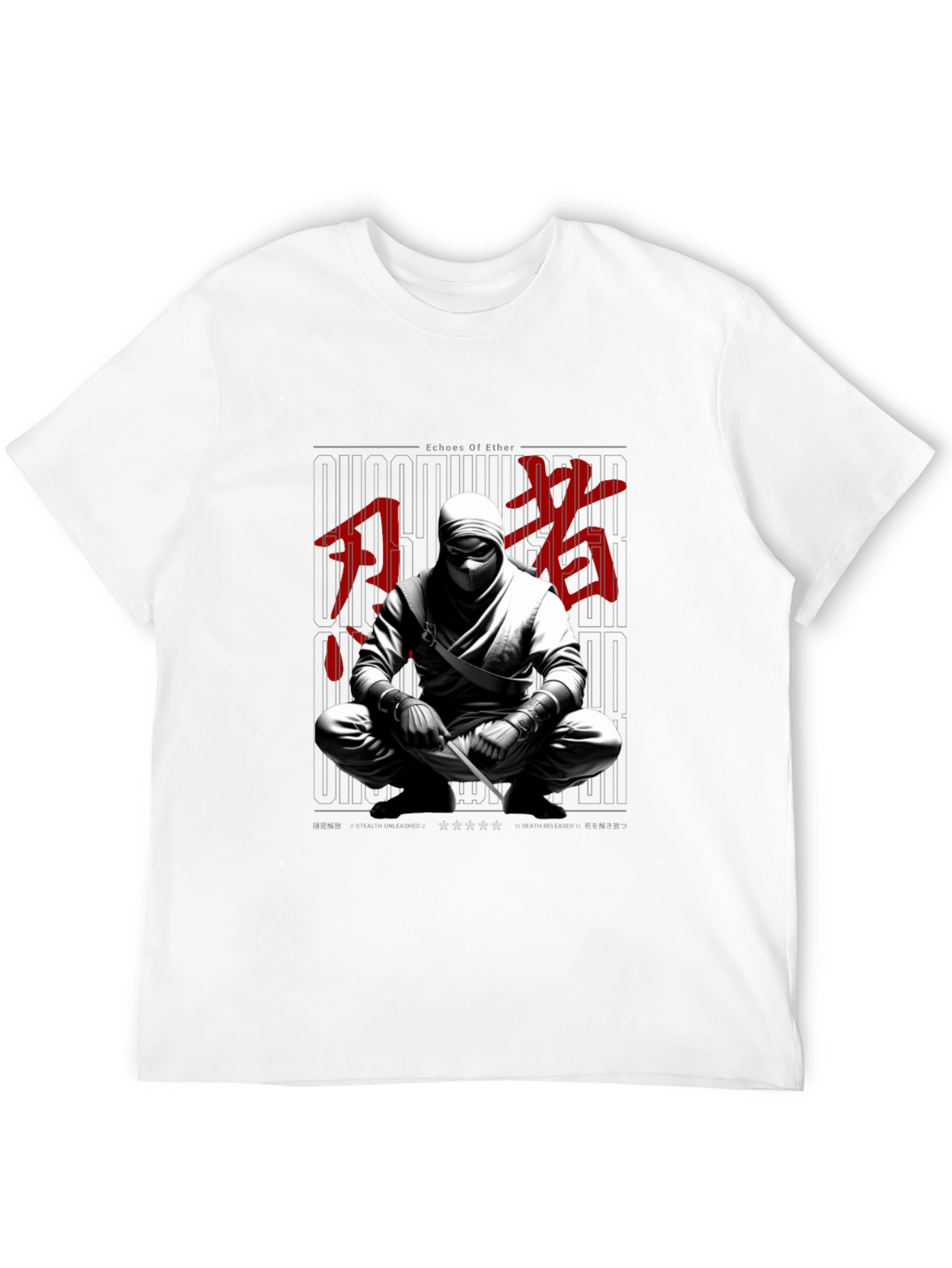Echoes of Ether Ninja Graphic T-Shirt