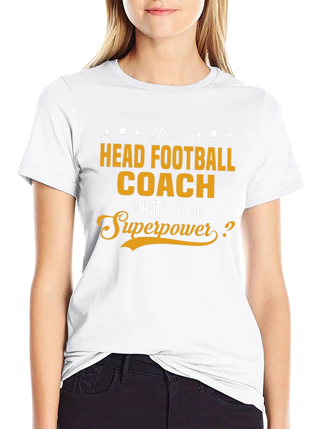 Head Football Coach Superpower T-Shirt