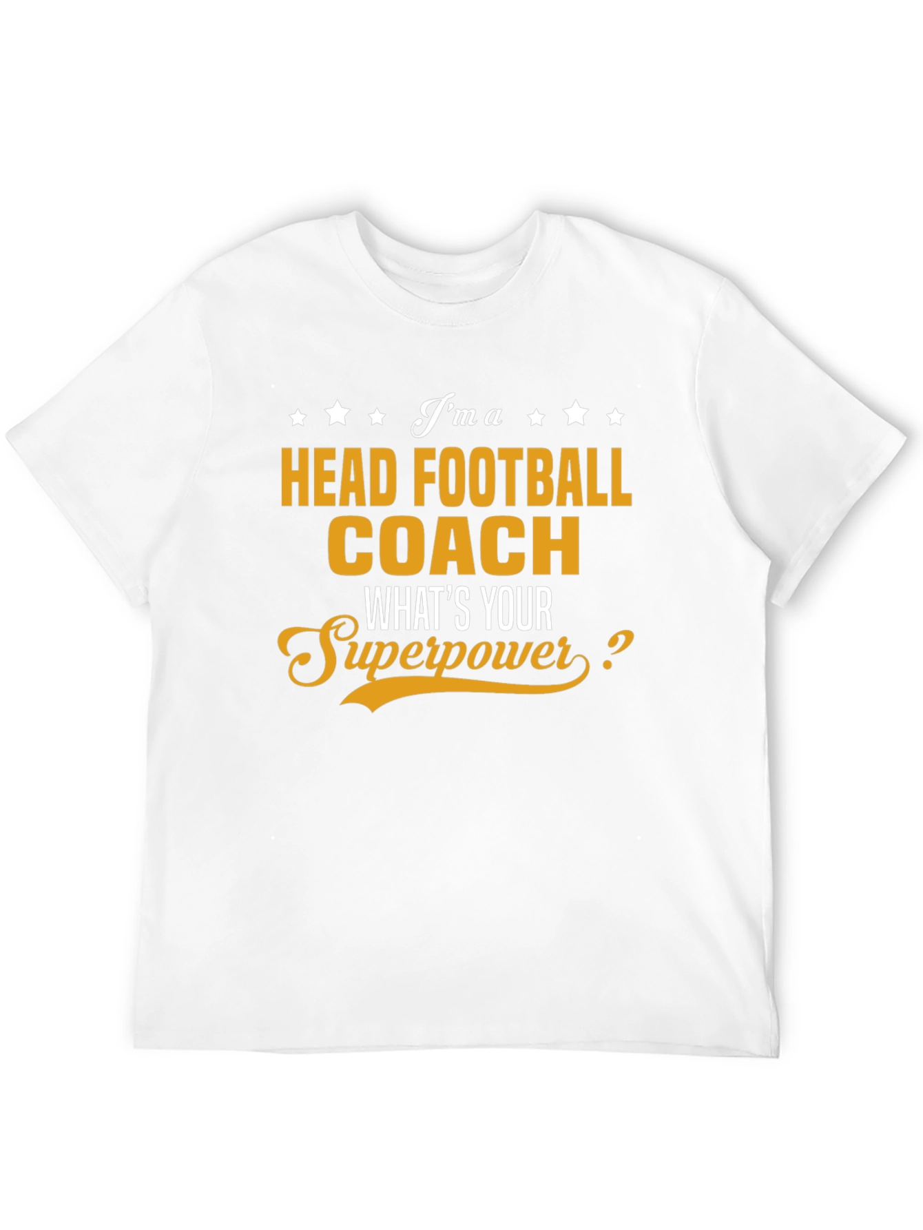 Head Football Coach Superpower T-Shirt
