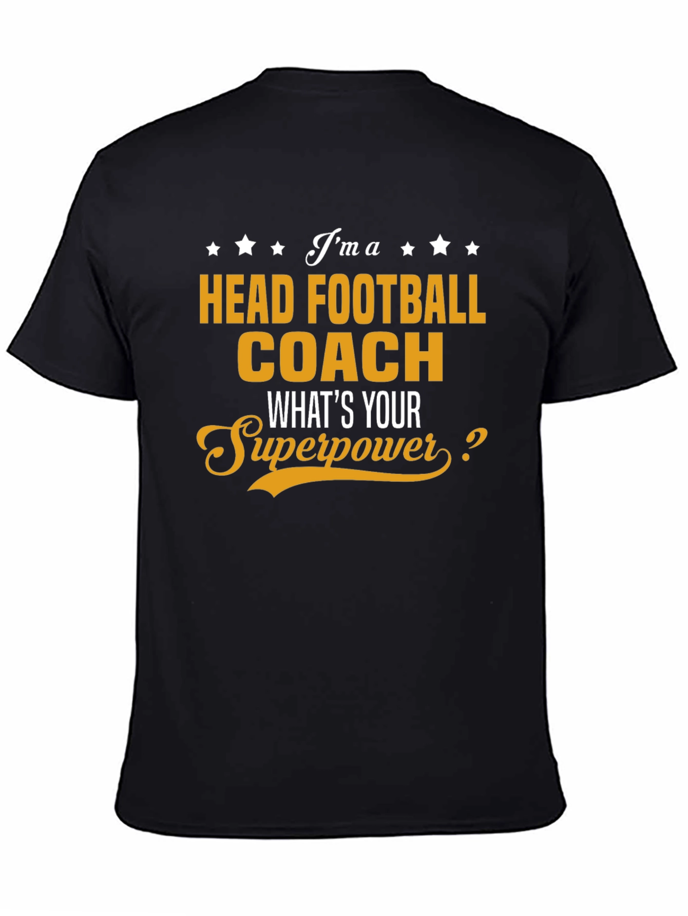 Head Football Coach Superpower T-Shirt