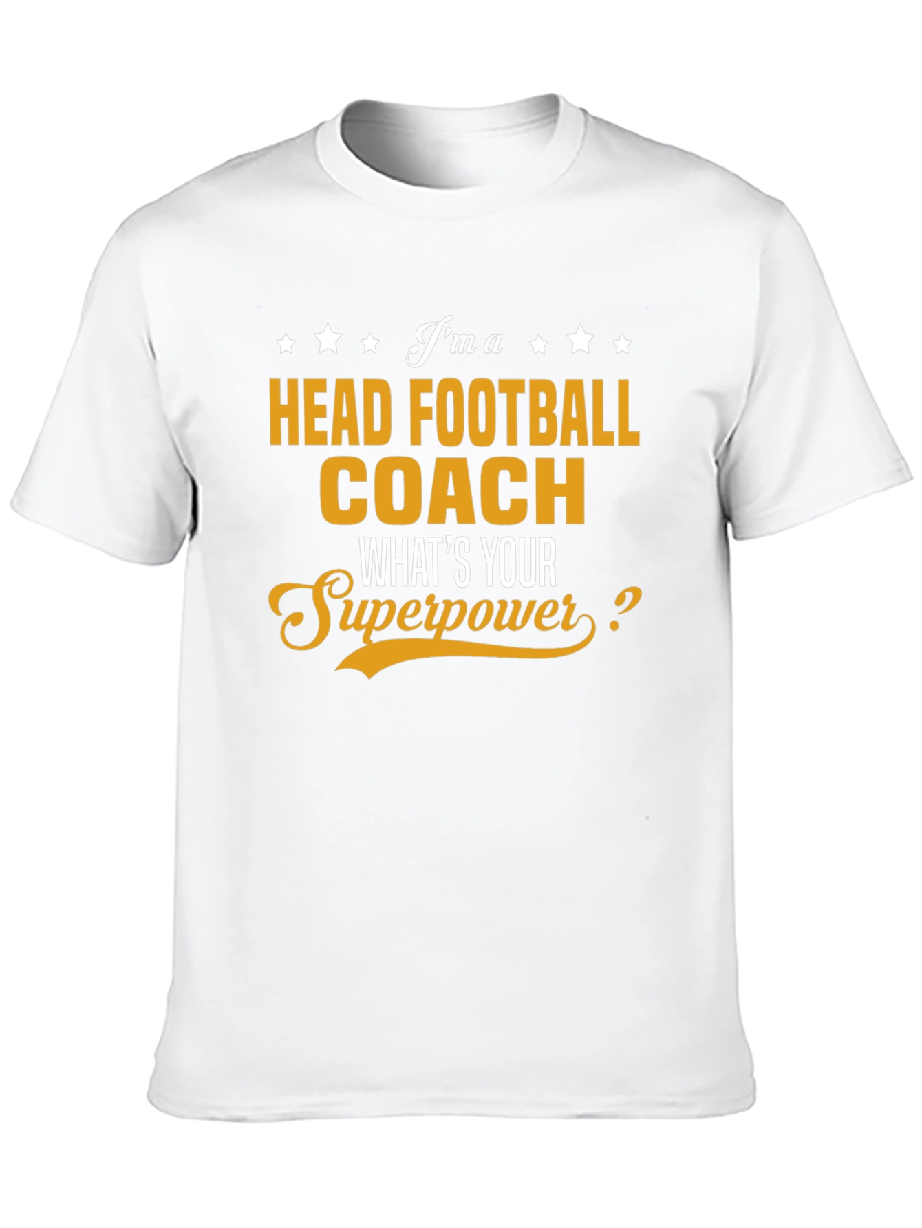 Head Football Coach Superpower T-Shirt