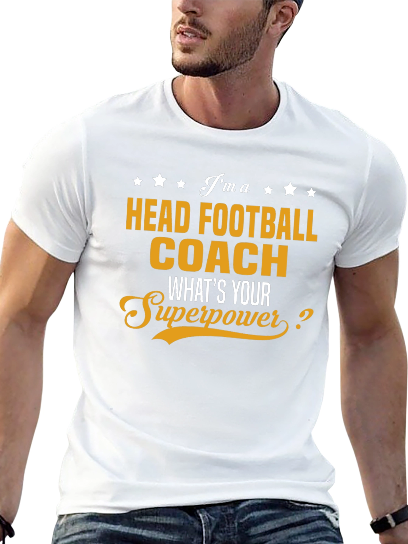Head Football Coach Superpower T-Shirt