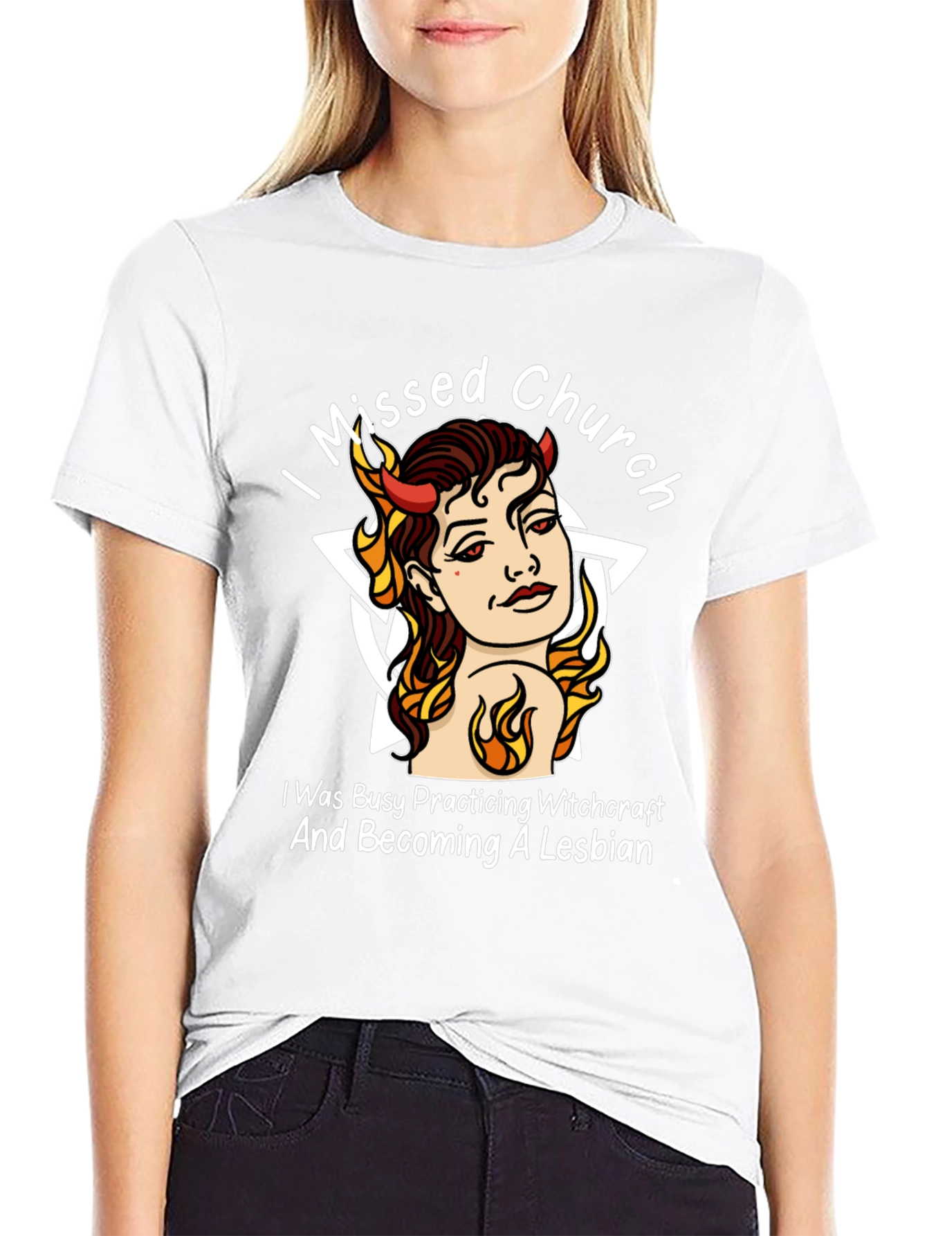 Witchcraft Lesbian Black T-Shirt