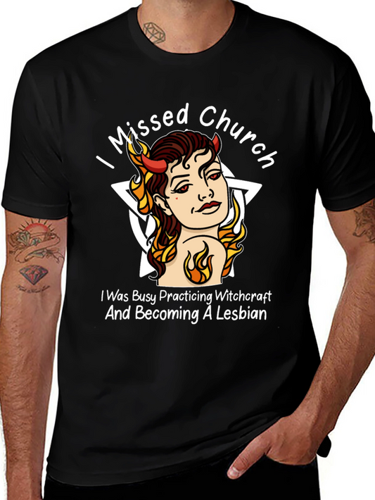 Witchcraft Lesbian Black T-Shirt