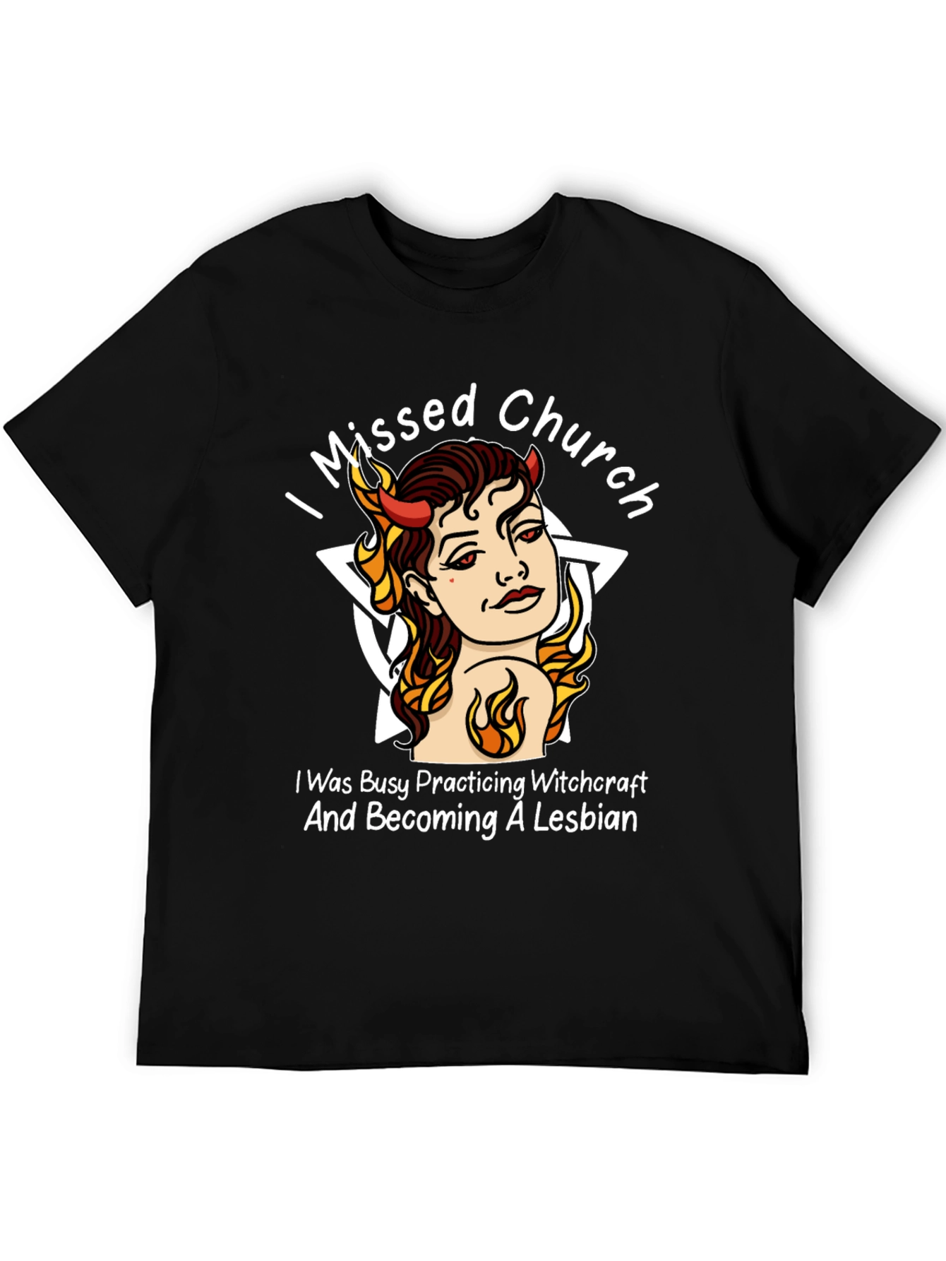 Witchcraft Lesbian Black T-Shirt