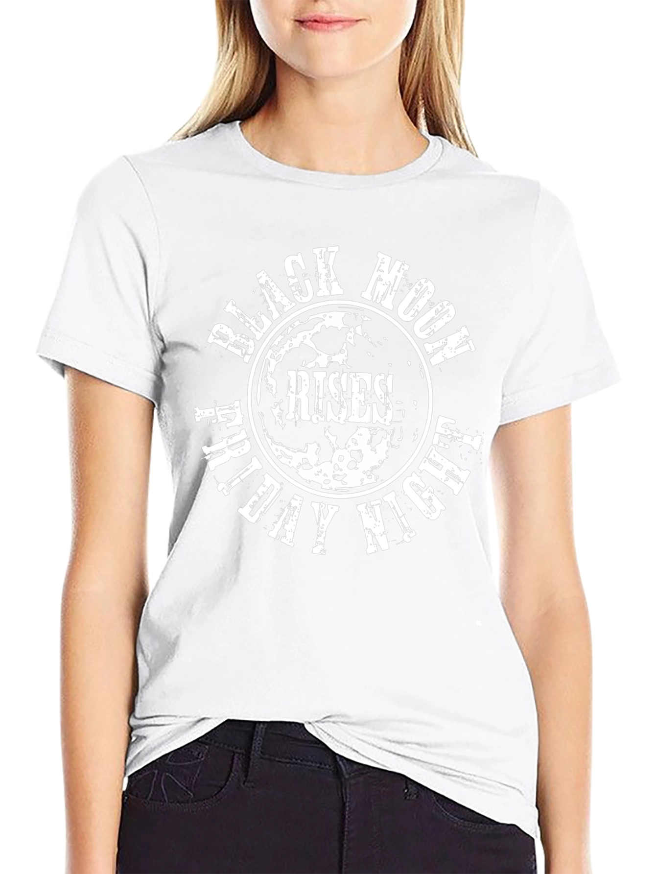 Black Moon Rises T-Shirt - Friday Night Graphic Tee