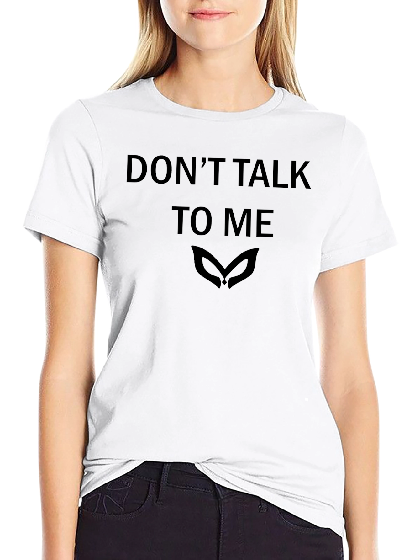 Dont Talk To Me Mask Graphic T-Shirt