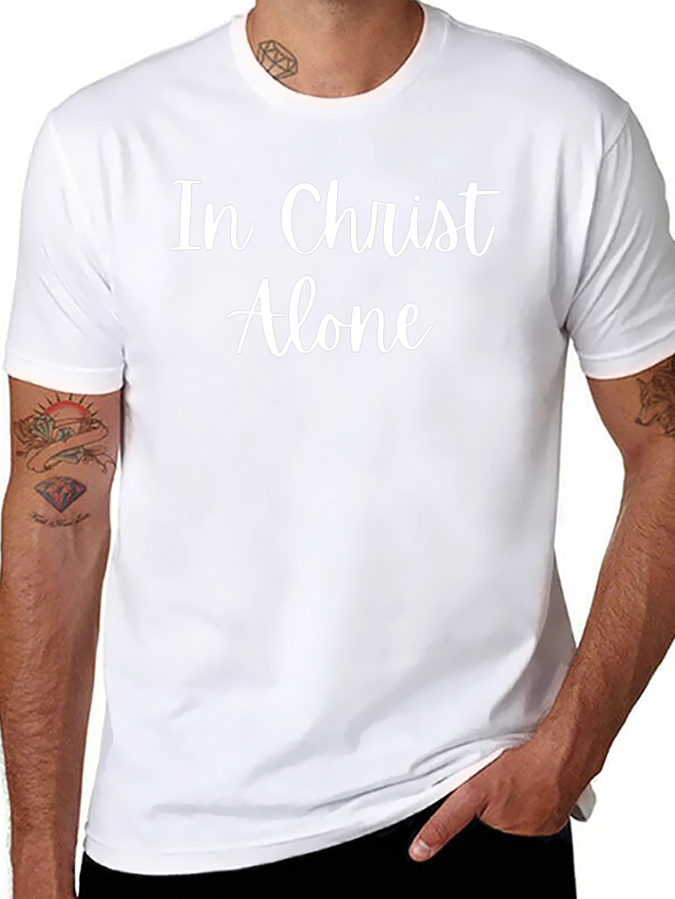 In Christ Alone T-Shirt - Christian Apparel
