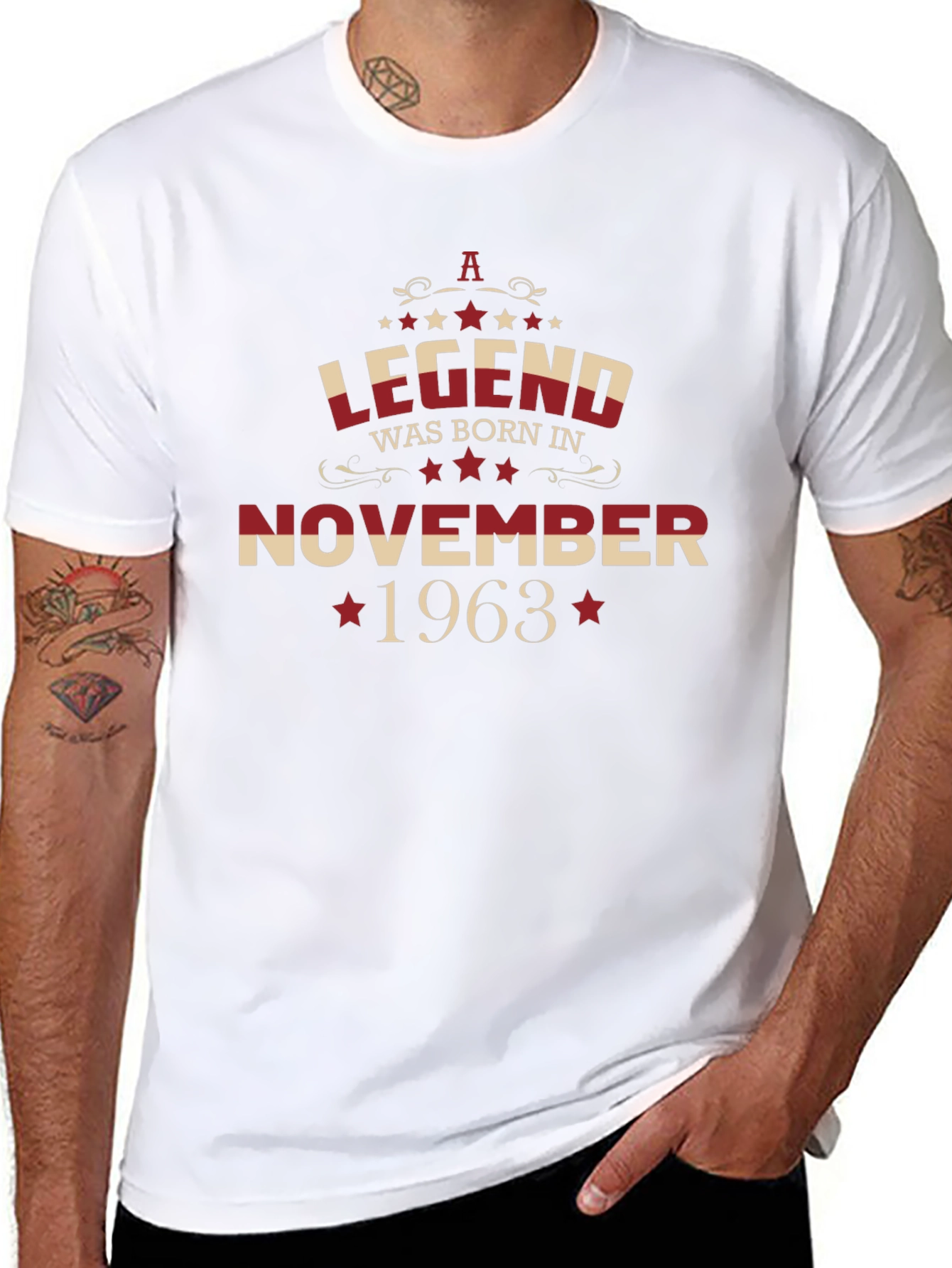 Legend Born in November 1963 Graphic T-Shirt