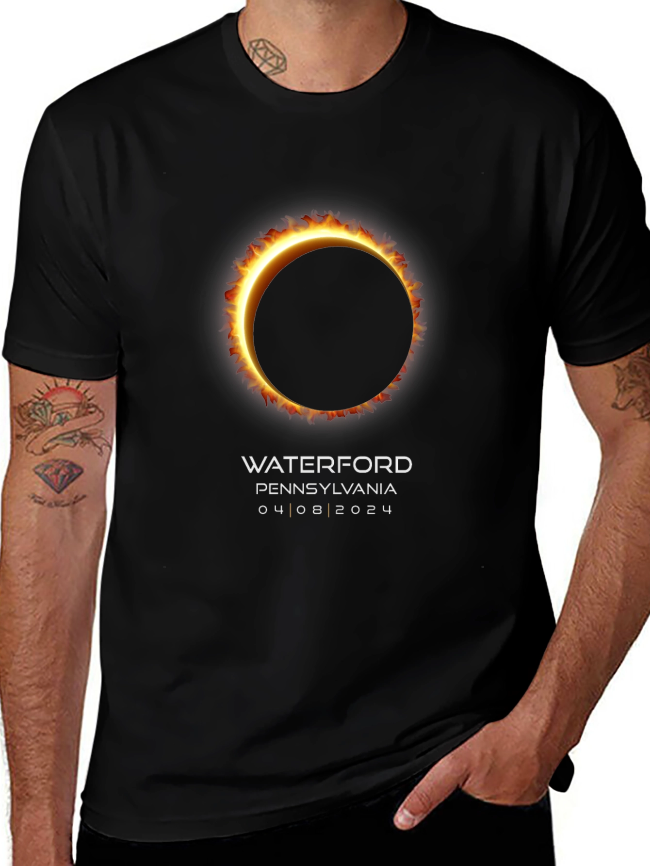 Waterford PA Eclipse 2024 T-Shirt