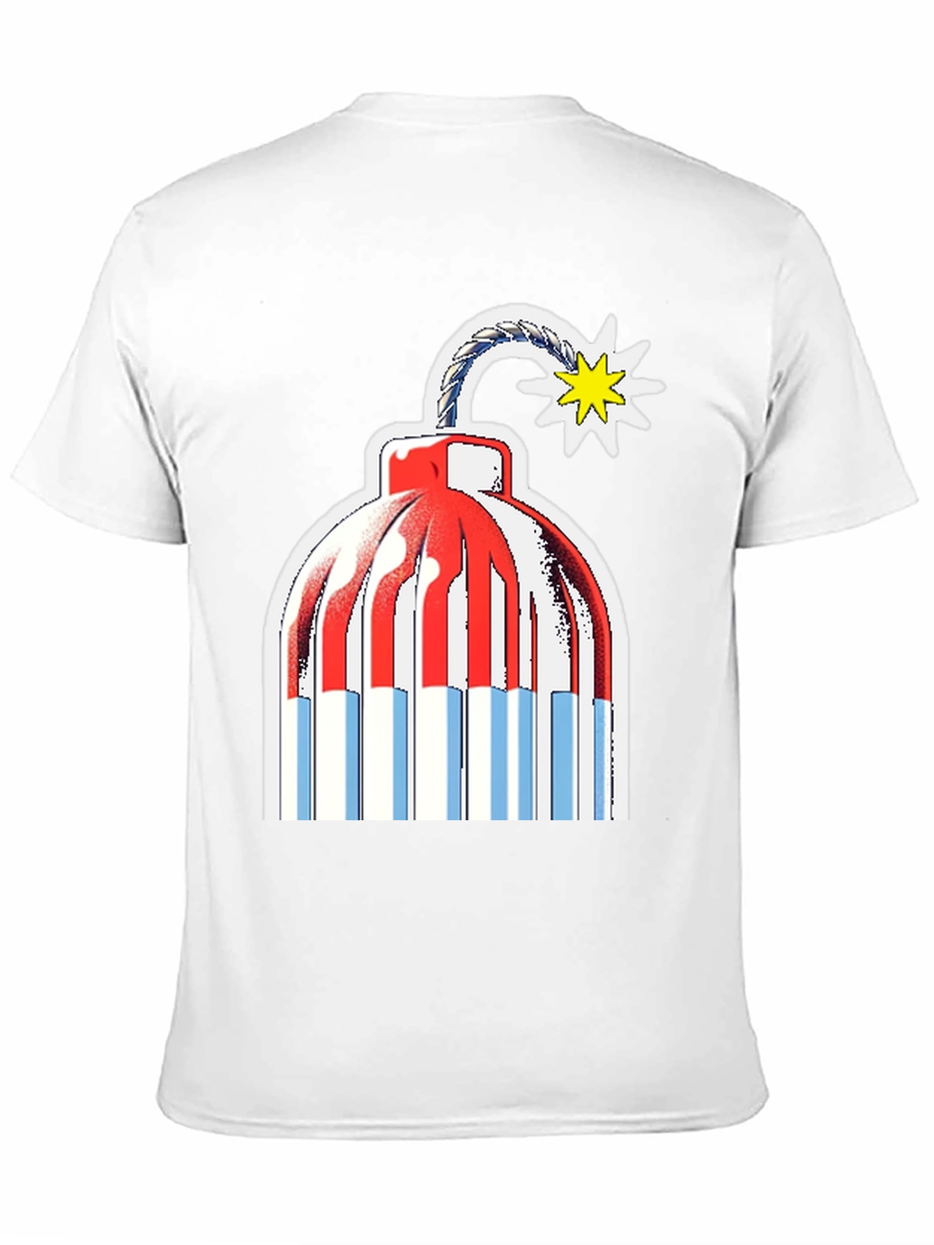 Explosive Style: Novelty Bomb Graphic Tee