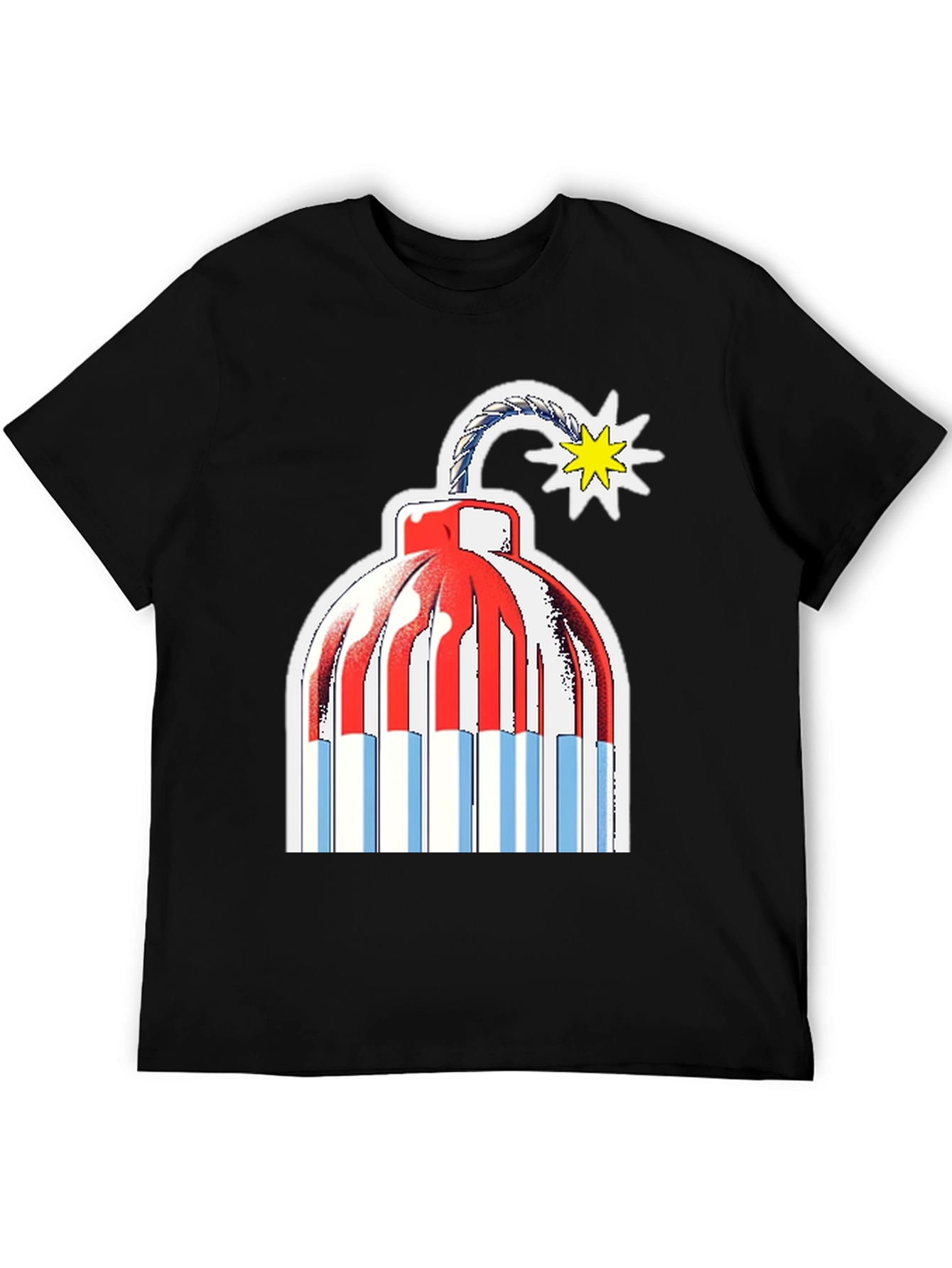 Explosive Style: Novelty Bomb Graphic Tee