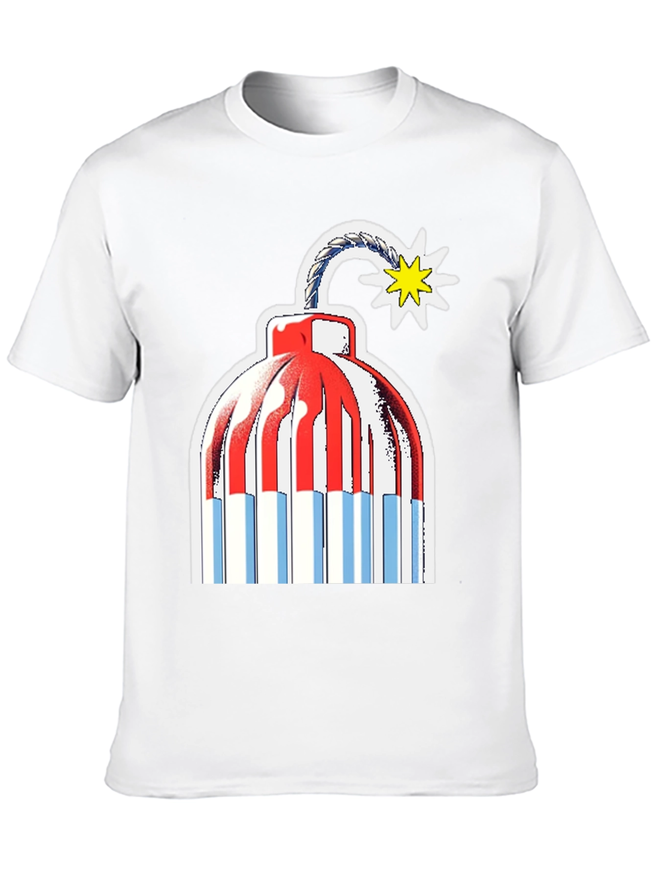 Explosive Style: Novelty Bomb Graphic Tee