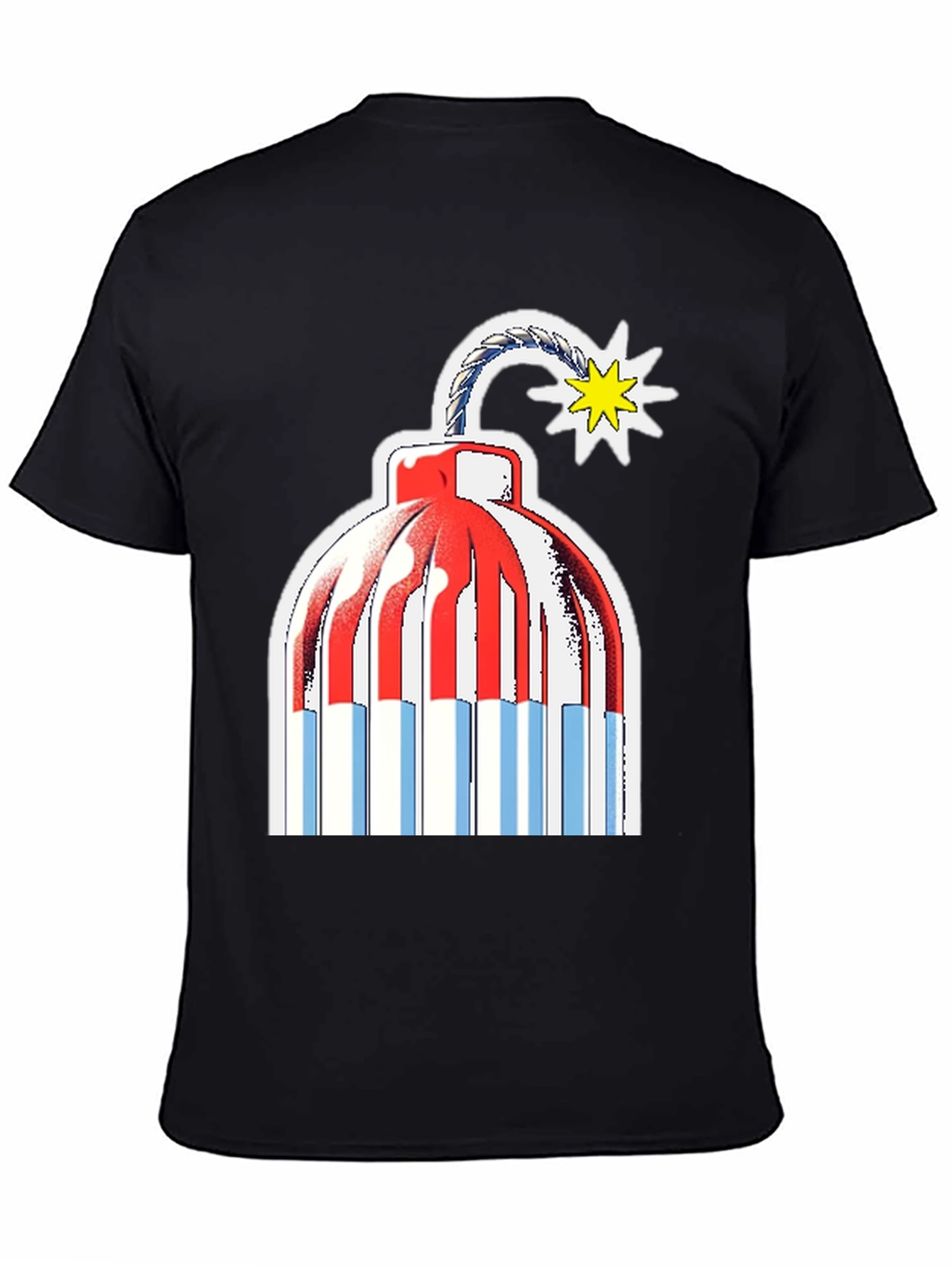 Explosive Style: Novelty Bomb Graphic Tee