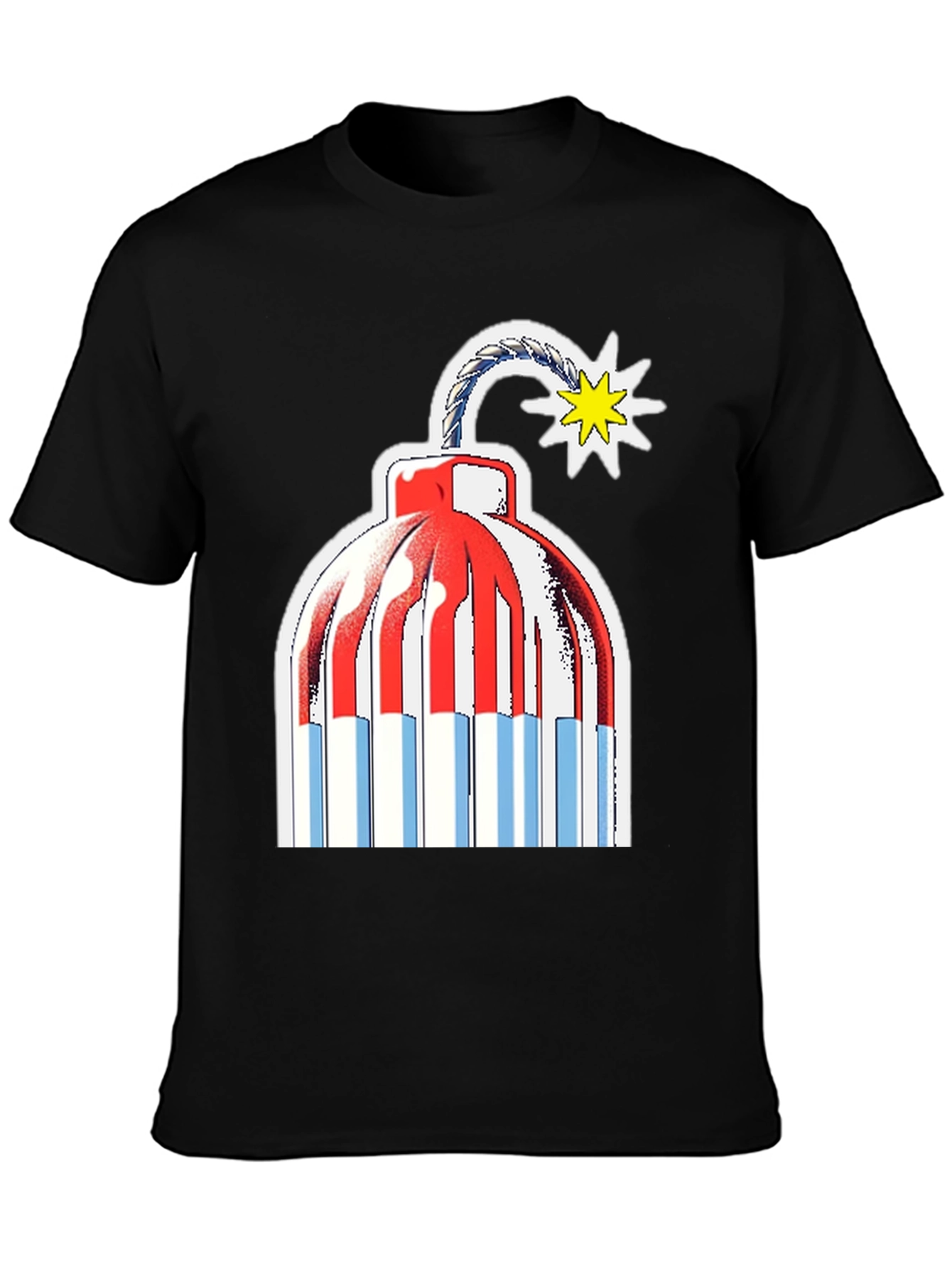 Explosive Style: Novelty Bomb Graphic Tee