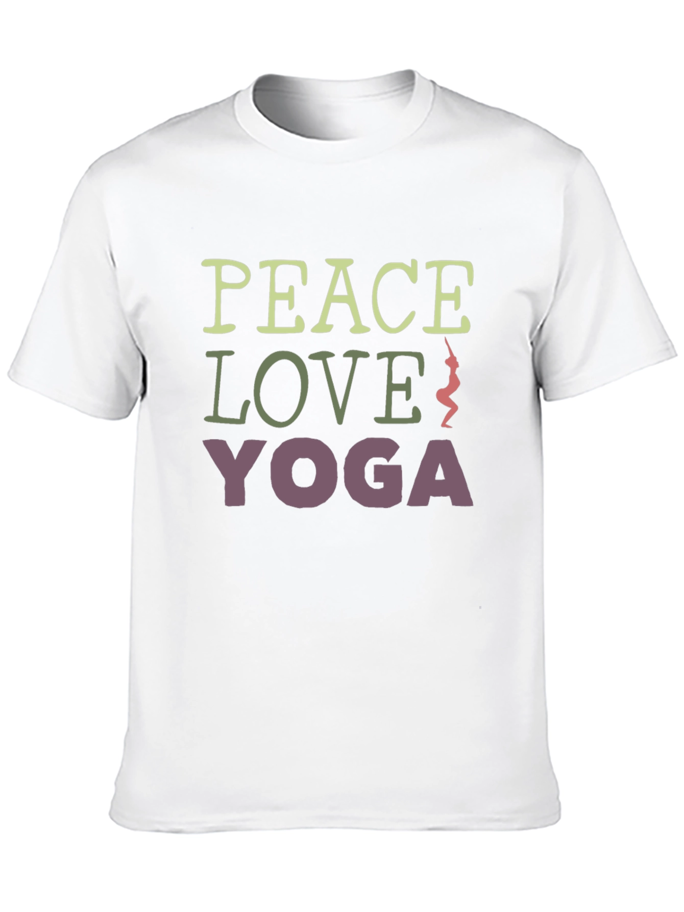 Peace Love Yoga Graphic Tee - Relaxed Fit