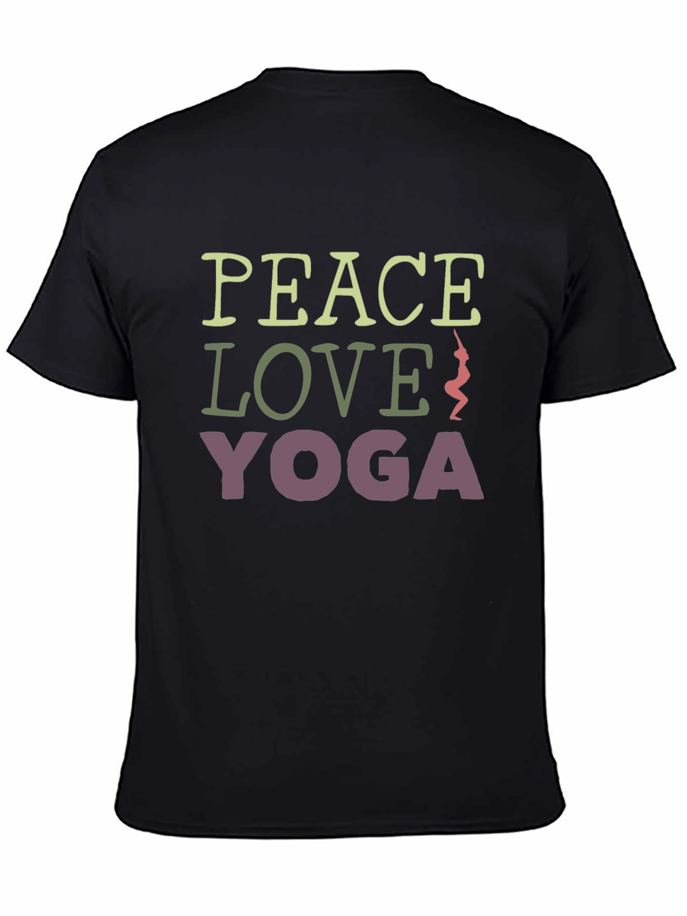 Peace Love Yoga Graphic Tee - Relaxed Fit