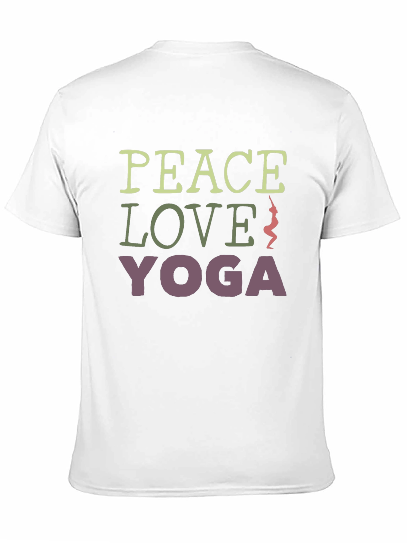Peace Love Yoga Graphic Tee - Relaxed Fit
