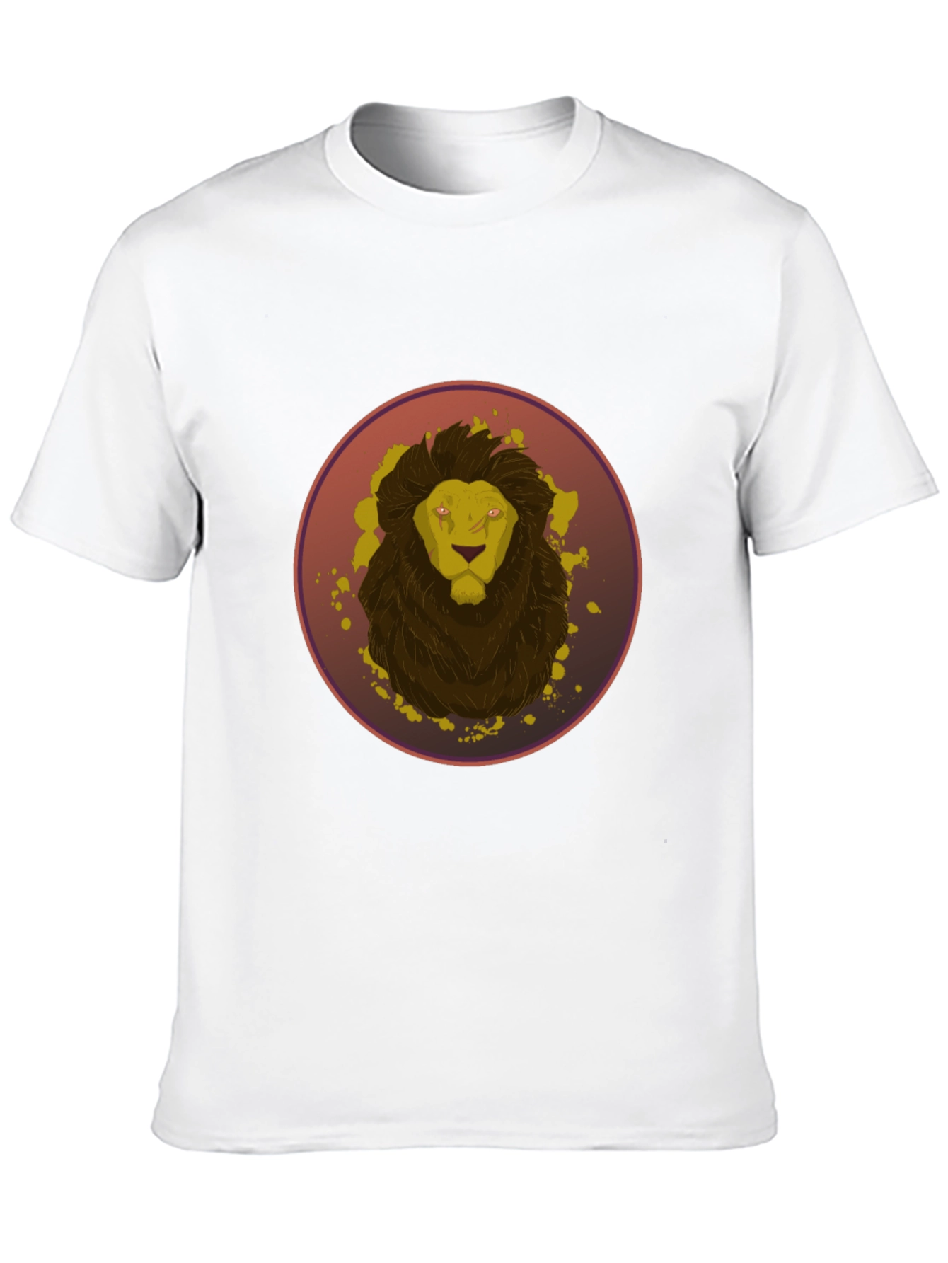 Lion Graphic Tee - Mens Black T-Shirt