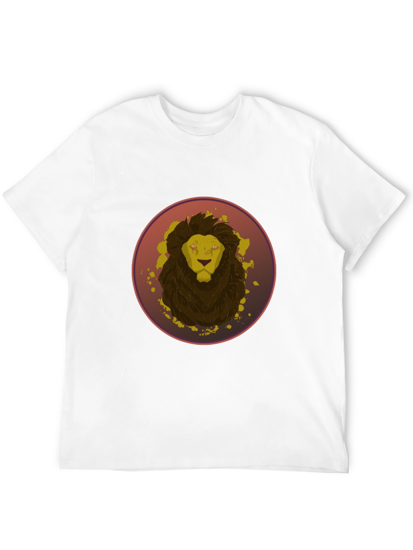 Lion Graphic Tee - Mens Black T-Shirt